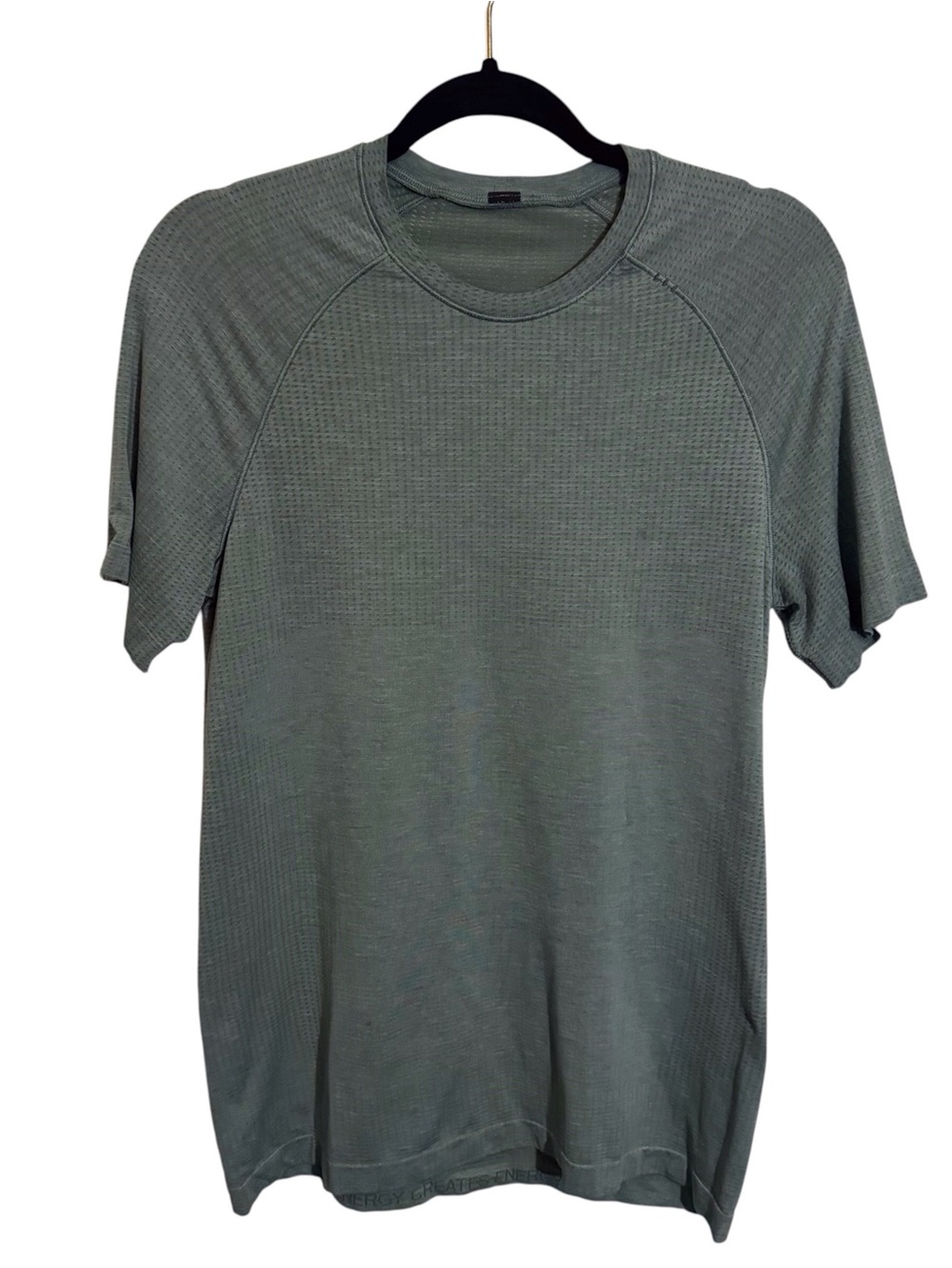 Lululemon Small Green Metal Vent Tech Shirt Short Sleeve Athletic Athleisure Gym